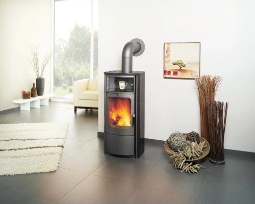 Hark Kaminofen Opera-B – Keramik meteorschwarz, 7 kW – Bild 2